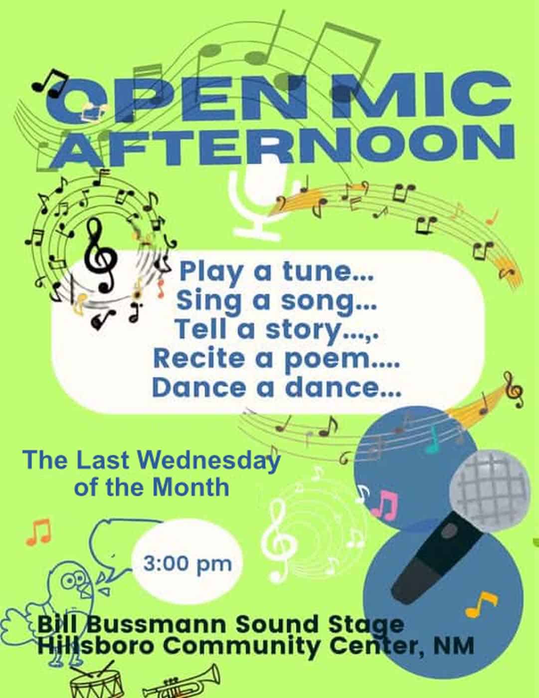 hillsboro open mic last weekend monthly