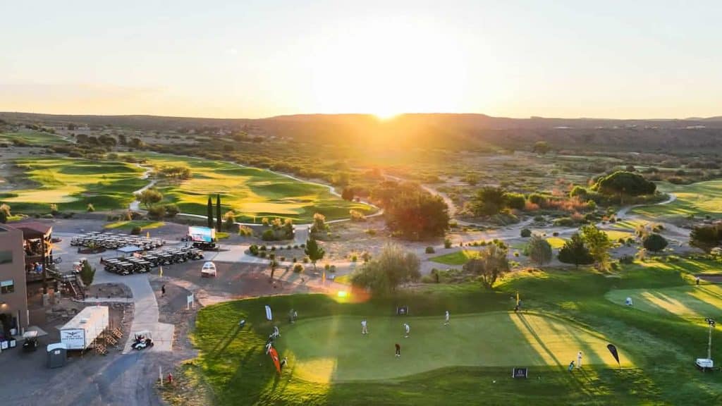 new mexico open turtleback mountain golf pre tournament putting practice