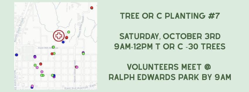 Tree or C October 3 tree planting in Truth or Consequences