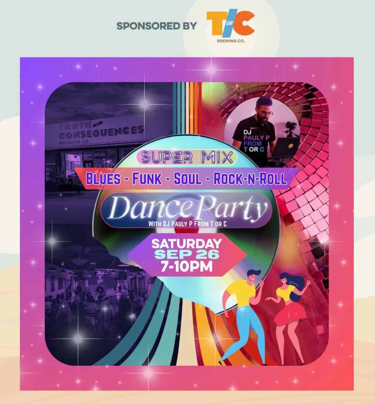 dance party at t or c brewing sept 26