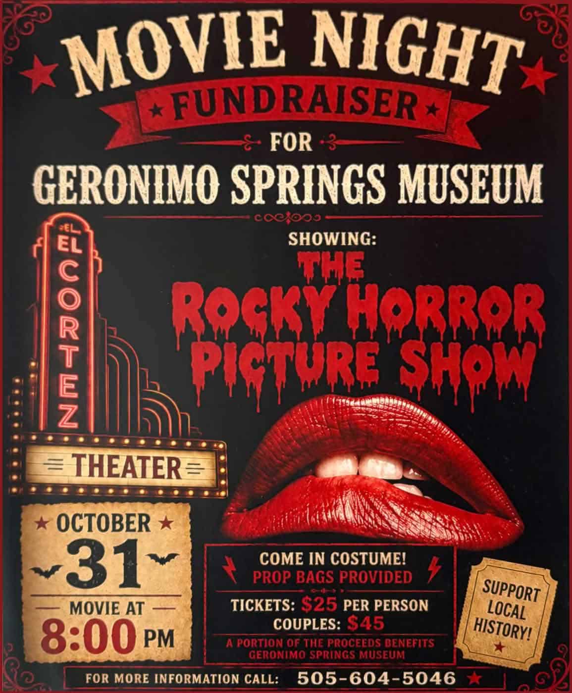 rocky horror picture show screening halloween 2026 in torc