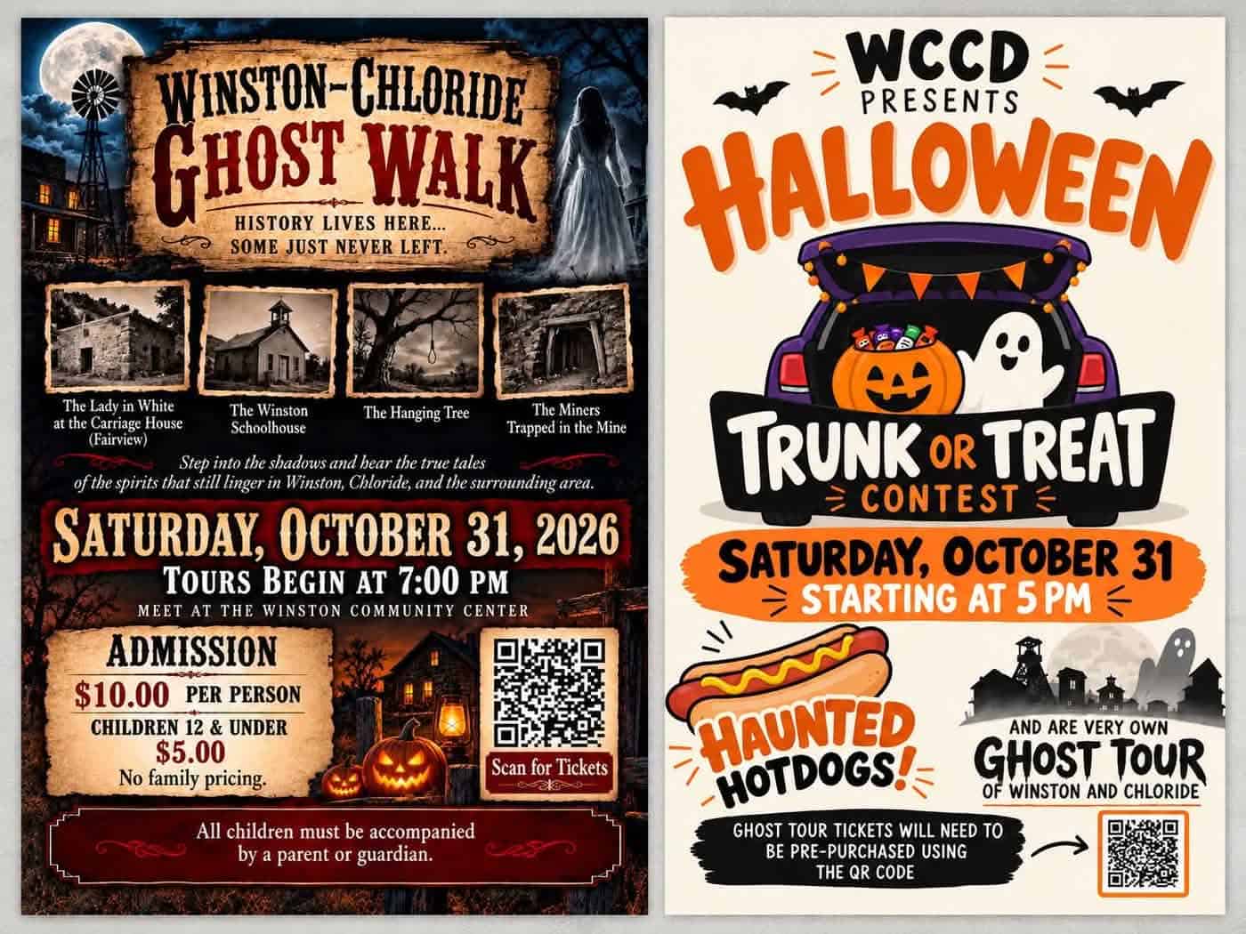 spooky halloween in winston new mexico